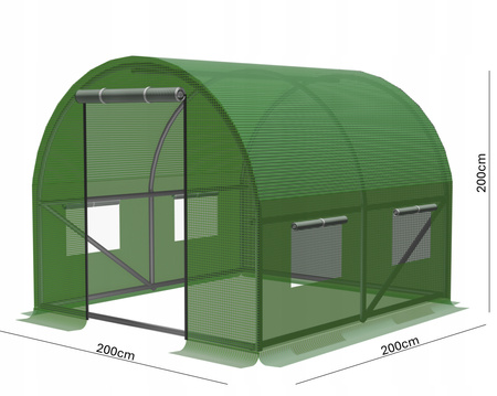 FOLIE RENFORCATE PENTRU TUNELUL DE JARDIN 2x2m *7996