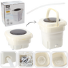 PORTABLE TOURIST WASHING MACHINE - MINI - WHITE 33 X 35 X 39 CM