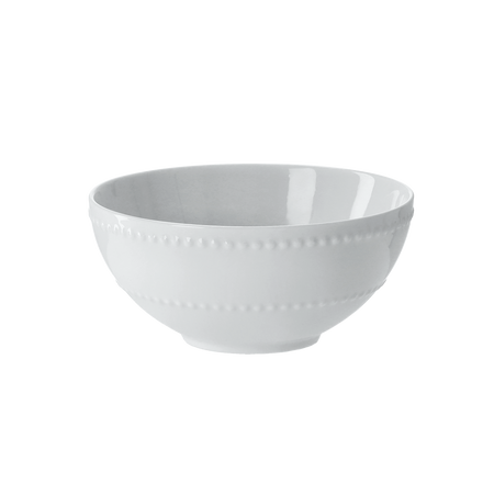 BOWL "DOTS" 15 CM WHITE PACK=6PCS