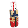 CHRISTMAS DECORATION - METAL PRESENTS MIXED SHAPES LED 18 x 13 x 50 CM