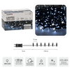 LAMPKI LED 200L ZIMNY BIAŁY + ZIMNY FLASH, DŁ. 3 + 10 M WEWN/ZEWN *9485