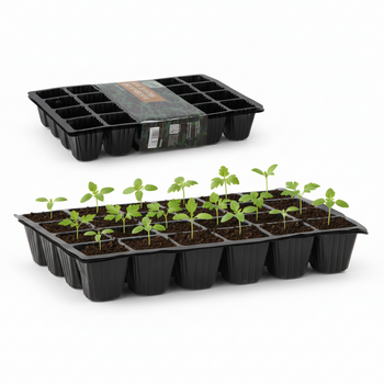 SET 3 FARFURII DE CULTIVARE/PENTRU SEMĂNAT DIN PLASTIC 24 CELULE