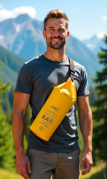 ONE SHOULDER WATERPROOF BAG WITH HANDLE