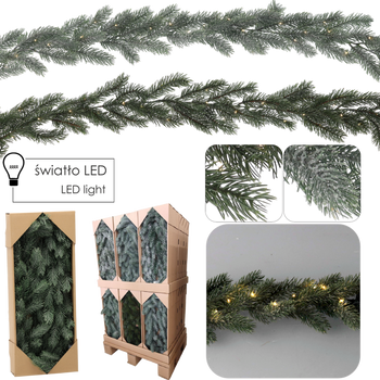GIRLANDA Z SOSNY 180 CM LED MIX WZORÓW disp=21szt pal=42szt *2008