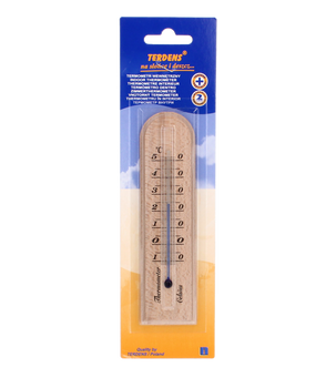 ROOM THERMOMETER WOODEN 15 CM