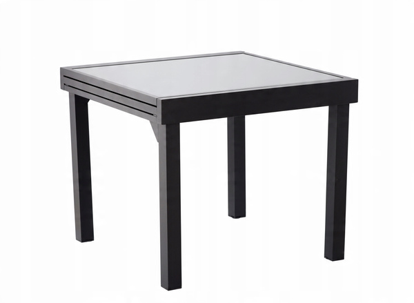 Masă pliabilă din aluminiu "OLIVER" 90/180 x 90 x 75,5 CM *0398