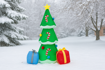 INFLATABLE CHRISTMAS TREE LED