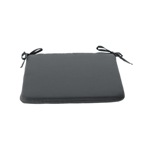 PODUSZKA NA KRZESŁO 40 x 40 x 3 CM CIEMNOSZARA