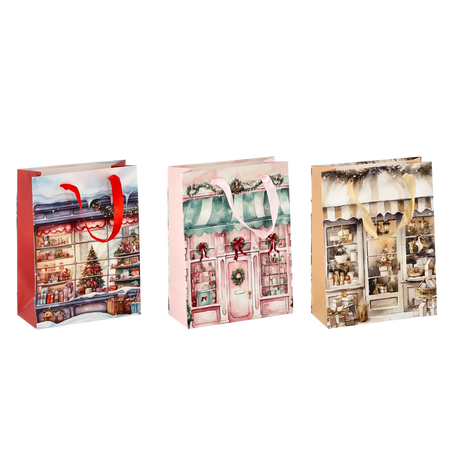 CHRISTMAS GIFT BAG - GIFTS 18 x 24 x 8 CM
