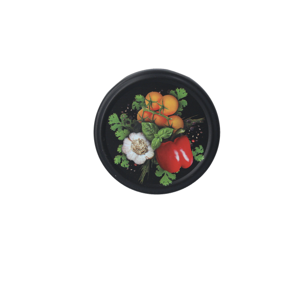 WIECZKA FI 82 6 Z WARZYWA MIX 014 CZARNY MAT kart. 750