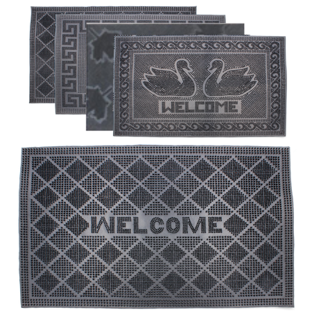 RECTANGULAR RUBBER DOORMAT 40X60