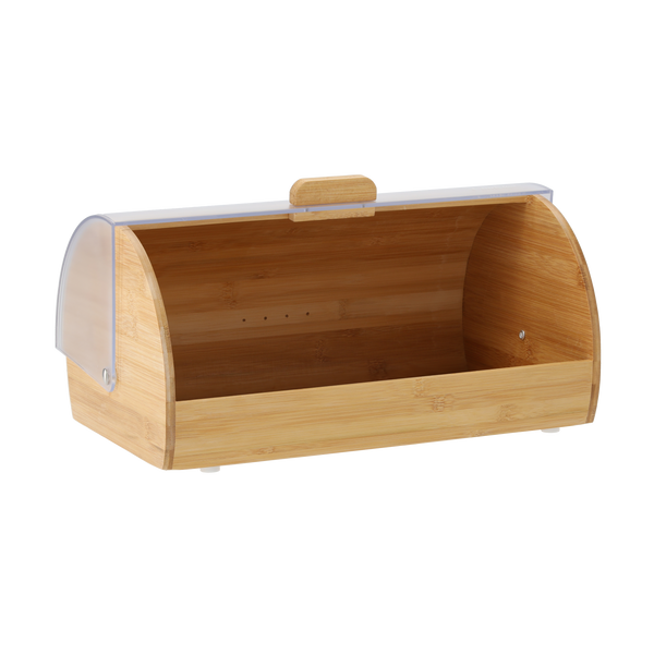 CHLEBAK MENTA - BAMBUSOWY Z POKRYWĄ Z TWORZYWA SZTUCZNEGO 38 x 28 x 18,5 CM *3185