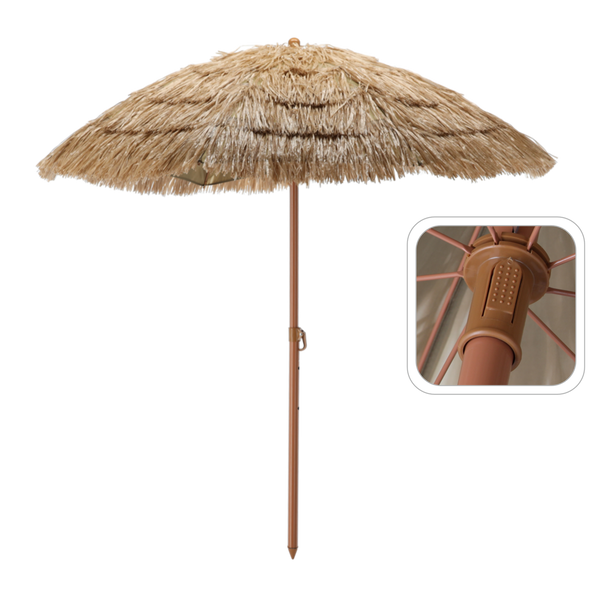 PARASOL PLAŻOWY HAWAJSKI 155CM *8371