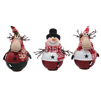 ORNAMENT DE CRĂCIUN STĂTUTOR 10 x 9 x 19 CM MIX 3 MODELE *4565