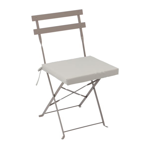 PODUSZKA NA KRZESŁO 40 x 40 x 5 CM JASNOSZARA