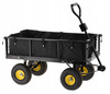 WÓZEK OGRODOWY DWUFUNKCYJNY CZARNY
