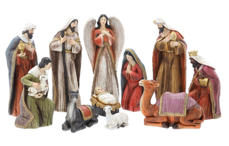 SADA 11 FIGÚR BOŽIEHO NARODENIA DO 40,5 CM polyresin *2508