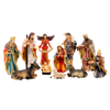 SET OF CHRISTMAS FIGURINES 11 PCS. to 15 CM polyresin