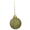 SET OF 31 BAUBLES 3-4.5 CM OLIVE/COPPER/GRAPHITE MIX DESIGNS