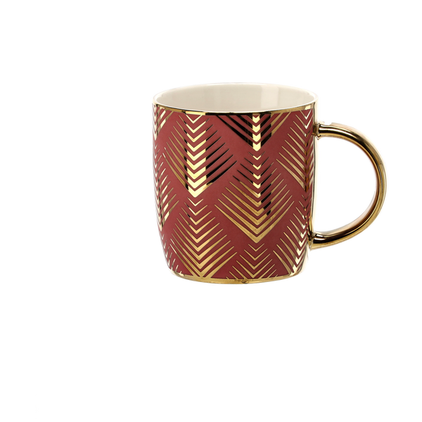 MIXED COLORS PORCELAIN MUG 360ML PACK=12 PCS