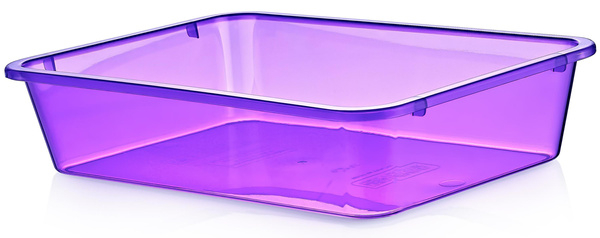 Recipient rectangular multifuncțional transparent 1,7L *0193