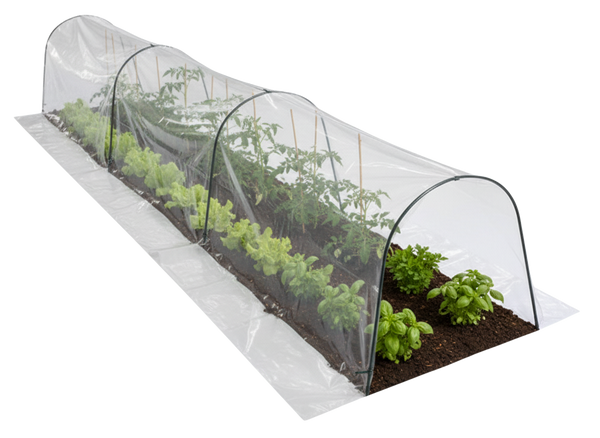 MINI SZKLARNIA OGRODOWA WYM. FOLII 1,5 x 4 M SKŁADANA