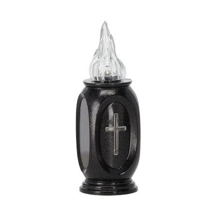 WKŁAD LED VASO ŚWIECĄCY KRZYŻ GRANIT+ZIMNY BIAŁY*2358