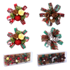 KPL. 3 DECORAȚII CRĂCIUNULUI - CONUS 10 CM MIX 2 MODELE *6028