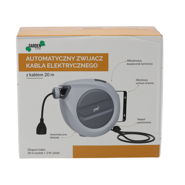 Automatický naviják elektrického kabelu s kabelem - 20 m