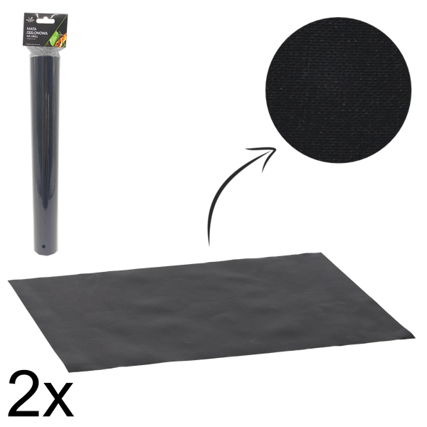 SET OF 2 TEFLON GRILL MATS FOR BBQ 40 x 33 CM