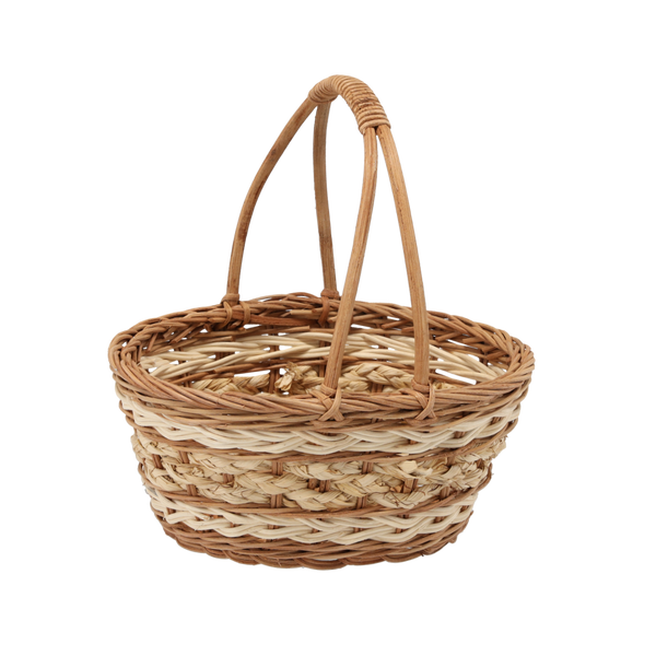 BASKET WITH HANDLE 22 x 17 x 10/2 CM
