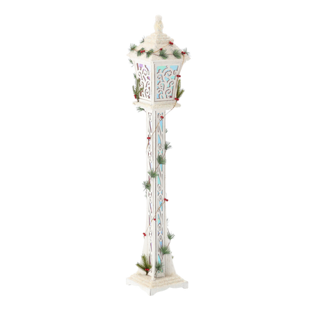 Vianočná biela LED lampa 20 x 20 x 120 CM *5287