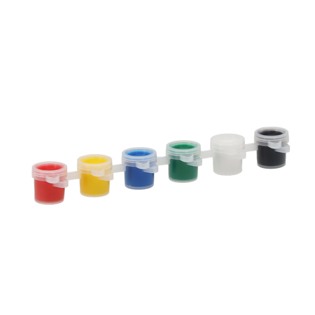 SET DE 6 ORNAMENTE DE Crăciun 10 CM PENTRU ÎNDEPĂRTARE "FA -L TU" CU 6 CULORI ȘI PENSUL MIX 6 MODELE *8969