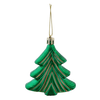 SET OF 6 CHRISTMAS TREE ORNAMENTS - WREATH / CHRISTMAS TREE 8CM pack=6sets