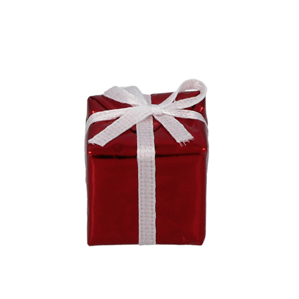 SET OF 12 CHRISTMAS ORNAMENTS - PRESENT 2.5 CM