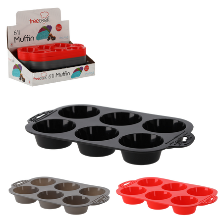 SILICONE MUFFIN FORM 6 PCS