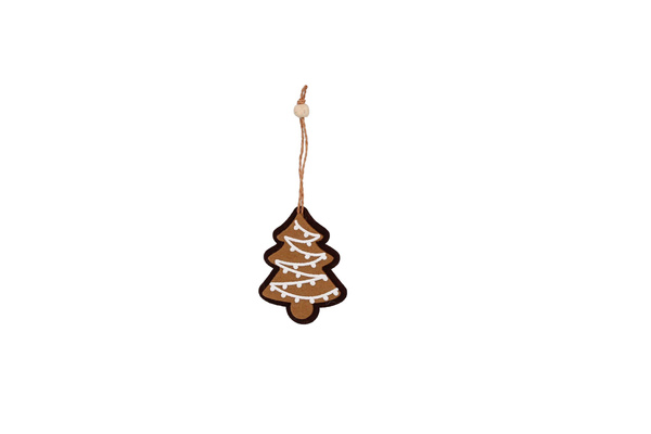 CHRISTMAS TREE DECORATION - GINGERBREAD MAN 6 x 7.5 cm MIX DESIGNS