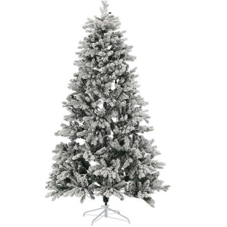 UMELÝ STROMček 210 CM - SNEŽENÝ LED *9049