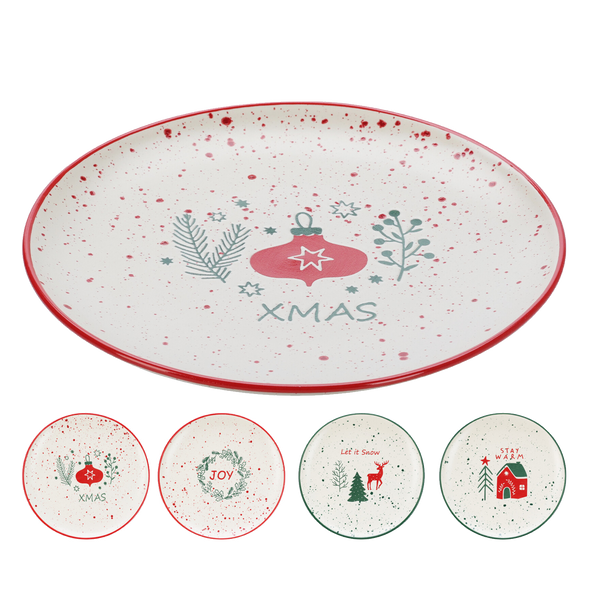 TALERZ 20CM BOŻONARODZENIOWY*7855