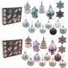 SET OF 20 CHRISTMAS TREE DECORATIONS MIX