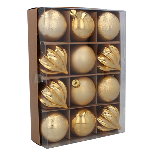 SET 12 BILETE 6 CM ROȘU/ARGINTII/ARGINTII MIX MODELE *7610