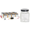 JAR 100 ML SQUARE WITH METAL LID
