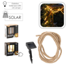 SOLAR ROPE STRING LIGHT 1M + 3M 30 LED WARM LIGHT