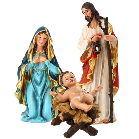 ŚWIĘTA RODZINA - ZESTAW 3 FIGUR 60 CM polyresin