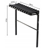 ŁAWKA SKŁADANA DŁ 68 CM CZARNA *8275