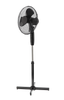 STOJACÍ VENTILÁTOR ČERNÝ 45W