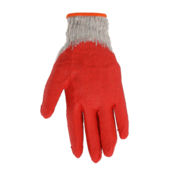 SADA 10 PÁR OCHRANNÝCH RUKAVIC "VAMPÍRKY" PLETENÉ ČERVENÉ/ MODRÉ POTAŽENÉ LATEXEM *7017