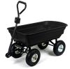 WÓZEK OGRODOWY DWUFUNKCYJNY CZARNY*0078
