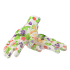 GARDEN GLOVES "8" PATTERN, POLYESTER WITH POLYURETHANE PACKET=12