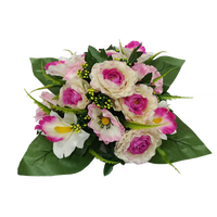 UMĚLÁ KVĚTINOVÁ KYTICE PIVOŇKA 25 x 32 x 32 CM MIX BARVY balení=12 ks *2935